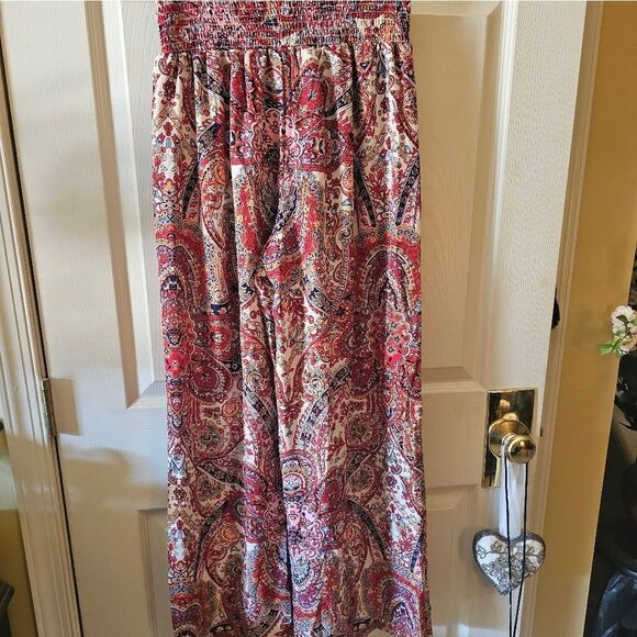 BOHO FLORAL PAISLEY PALAZZOS - Picture 3 of 6